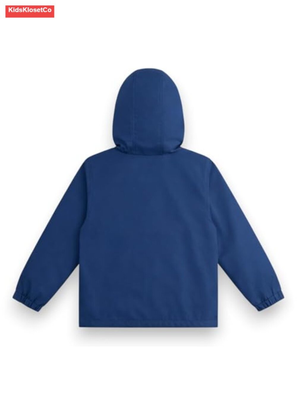 Boys Water-Resistant Rainslicker Jacket Lightweight Windbreaker with Hood - Picture 2 of 2
